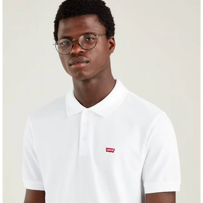 Polo Levi's Blanco Hombre