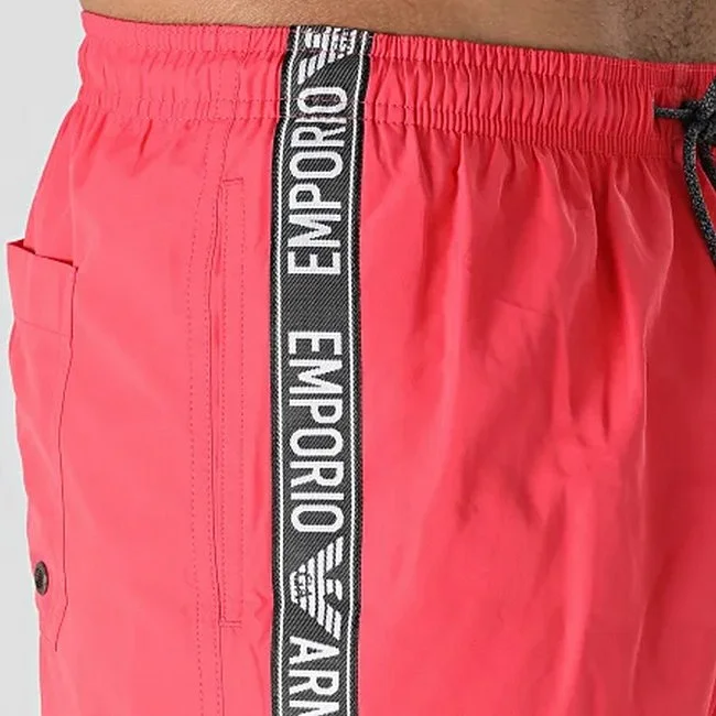 Bañador Armani Rojo Hombre