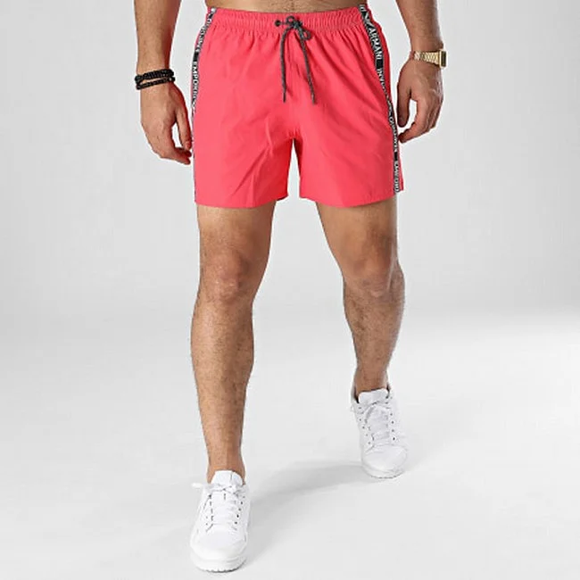 Bañador Armani Rojo Hombre