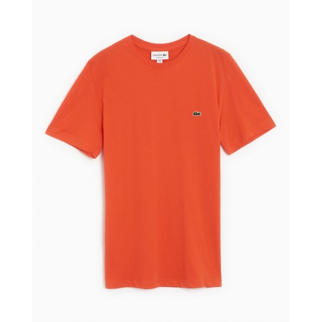 Camiseta Lacoste Naranja Logo Pequeño