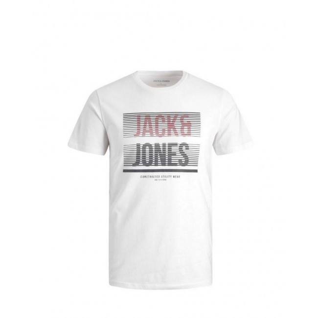 Camiseta Jack & Jones Blanca Logo...