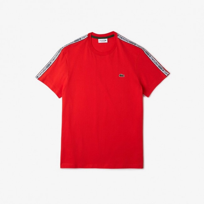 Camiseta Lacoste Roja Logo Pequeño