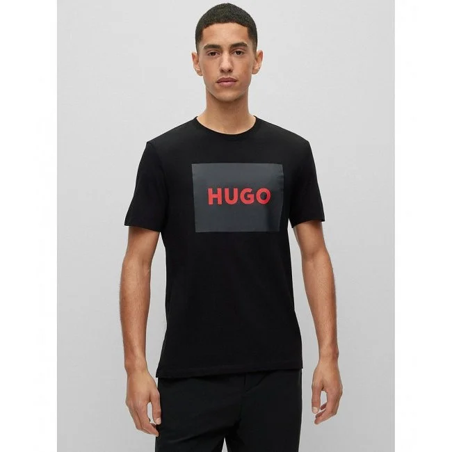 Camiseta Hugo Negra Hombre