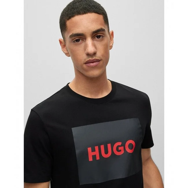 Camiseta Hugo Negra Hombre