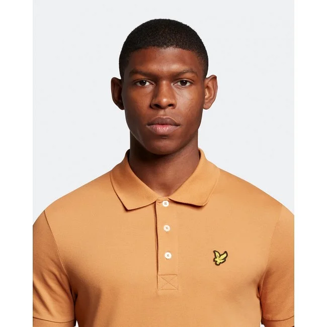 Polo Lyle & Scott Naranja Hombre
