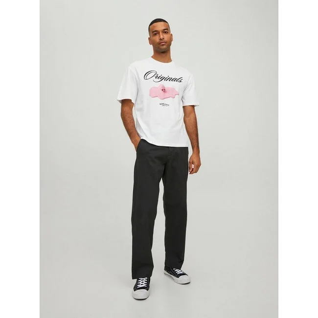 Camiseta Jack & Jones Blanca Hombre