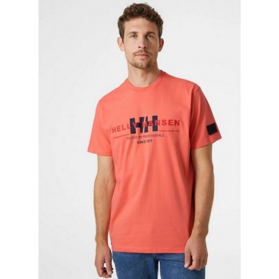 Camiseta Helly Hansen logo marino para hombre-z