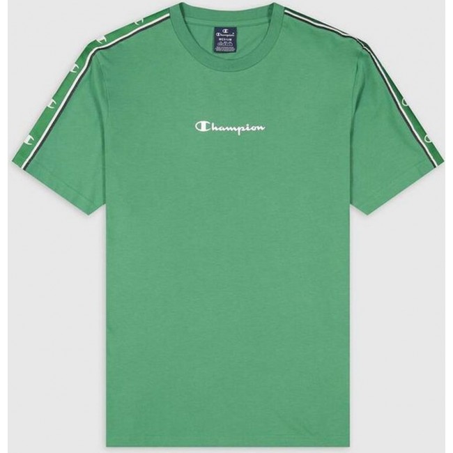 Camiseta Champion Verde Logo Pequeño