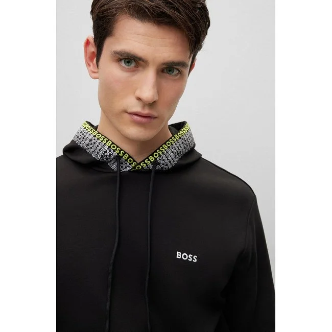 Sudadera Boss Negra Hombre