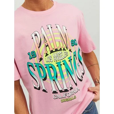 Camiseta Jack & Jones Rosa... 2