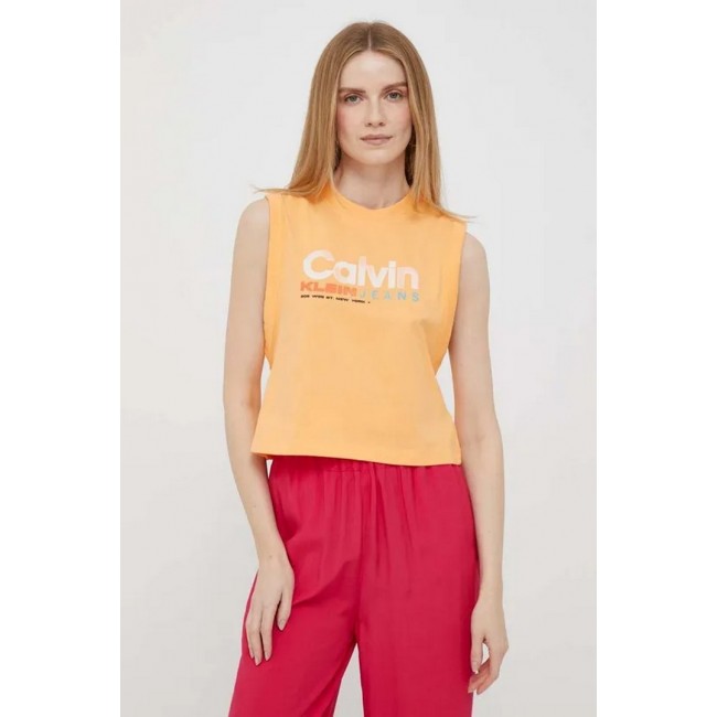 Camiseta Calvin Klein Naranja