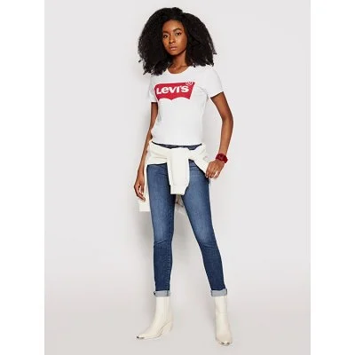 Camiseta Levi's Blanca Mujer 2