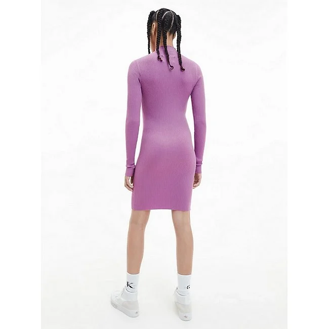 Vestido Calvin Klein Lila Mujer Vestido Calvin Klein Lila Mujer