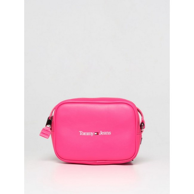 Bolsa Tommy Hilfiger Web Loop Xbody Geo Rosa - Compre Agora