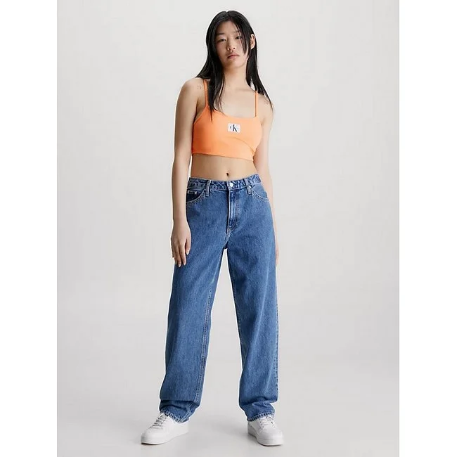 Camiseta Calvin Klein Naranja Mujer