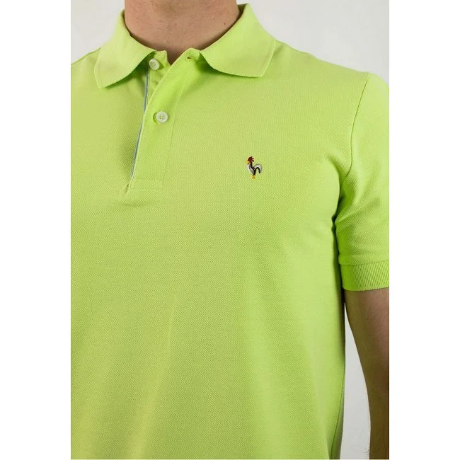 Polo Patadegallo Verde Hombre