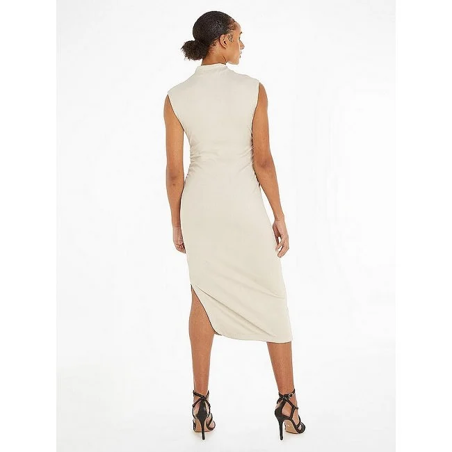 Vestido Calvin Klein Beige Mujer