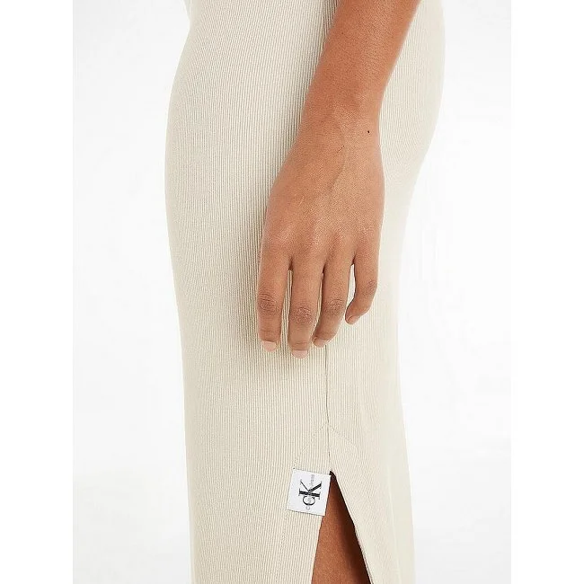 Vestido Calvin Klein Beige Mujer