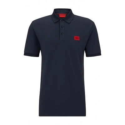 Polo Hugo Hombre Azul Marino