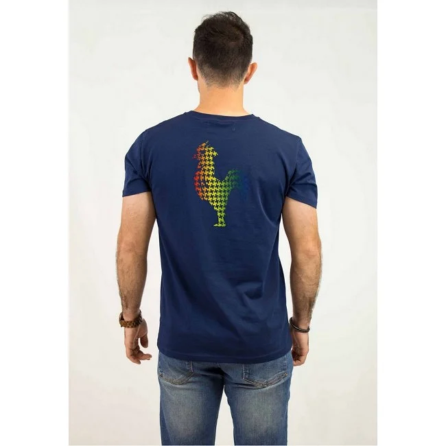 Camiseta Patadegallo Marino Hombre