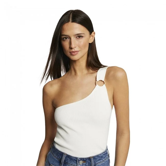 Camiseta Morgan Blanca Mujer