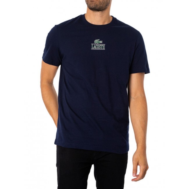 Camiseta Lacoste Azul Marino Logo...