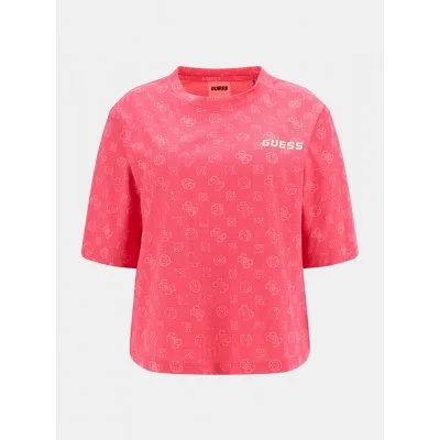 Camiseta Guess Rosa Mujer