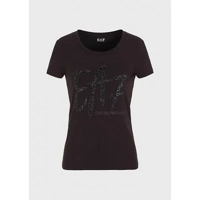 Camiseta Armani Negra Mujer