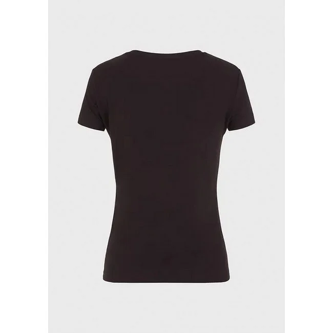 Camiseta Armani Negra Mujer