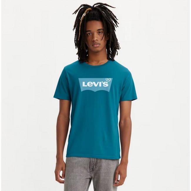 Camiseta Levi's Azul Logo Frontal