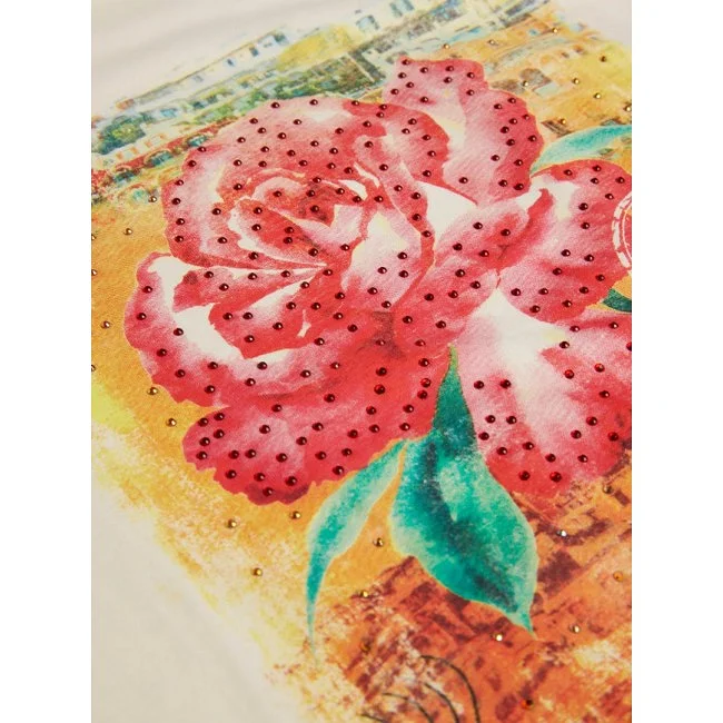 Camiseta Guess Blanca Mujer