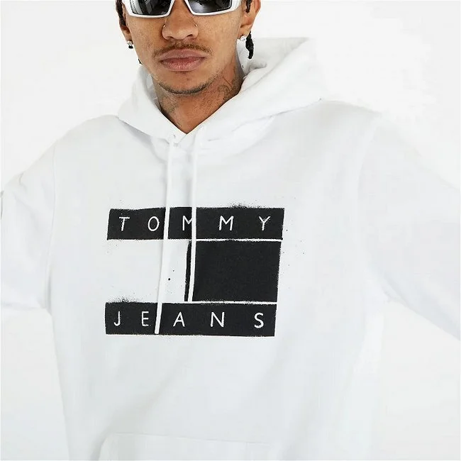 Sudadera Tommy Hilfiger Blanca Hombre