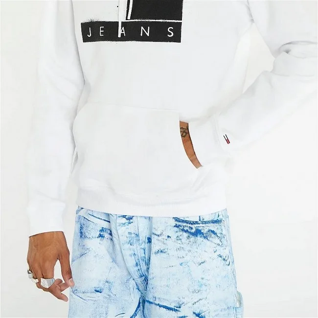 Sudadera Tommy Hilfiger Blanca Hombre