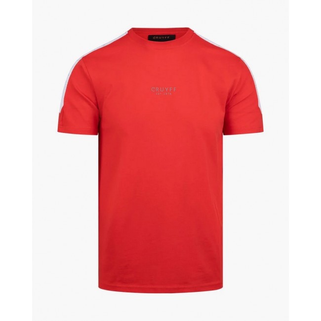Camiseta Cruyff Roja Logo Frontal
