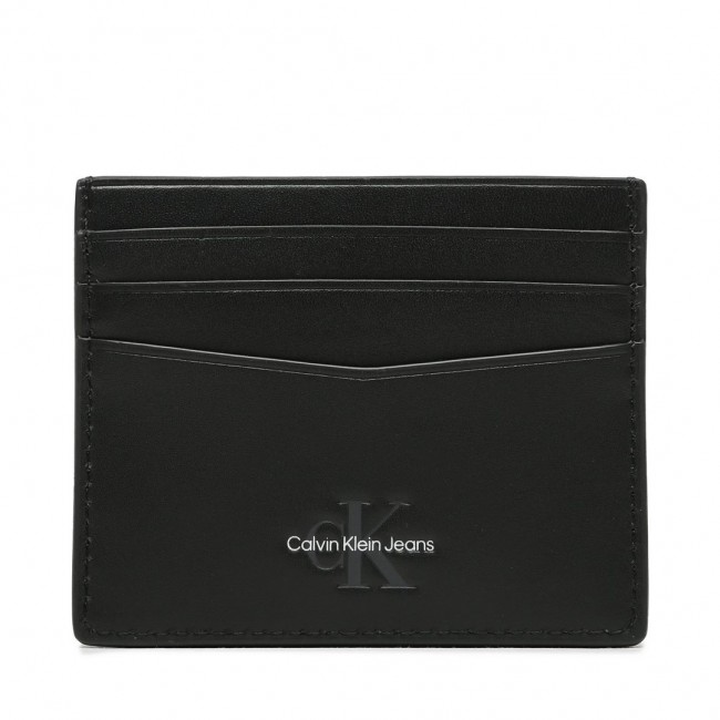 Monedero Calvin Klein Negro Logo Frontal