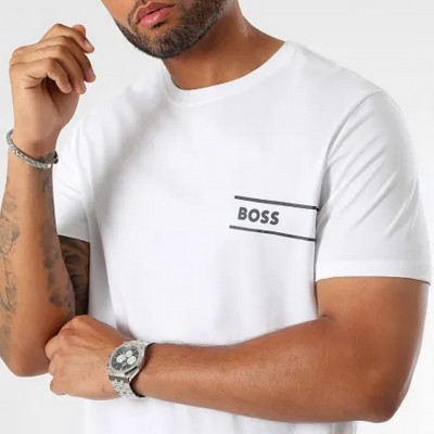 Camiseta Boss Blanca Logo... 2