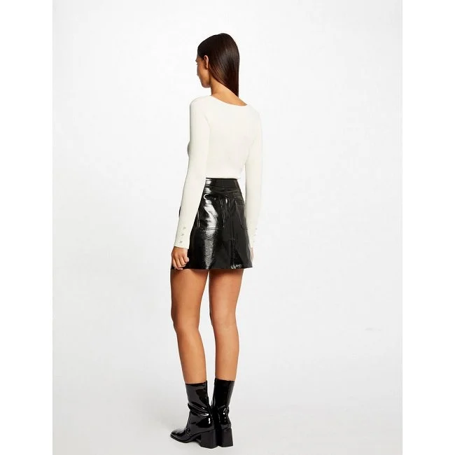 Jersey Morgan Blanco Escote Mujer