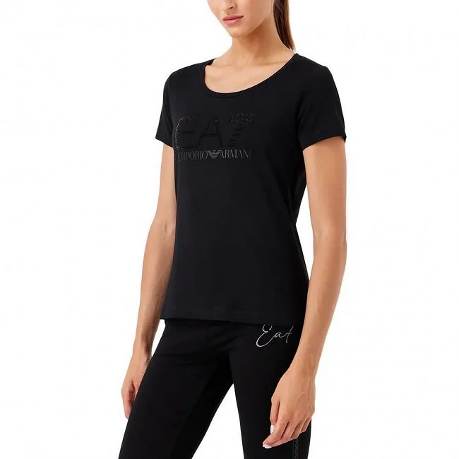 Camiseta Armani Negra Mujer