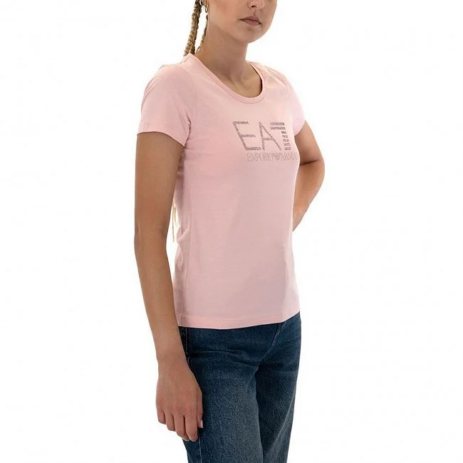 Camiseta Armani Rosa Mujer