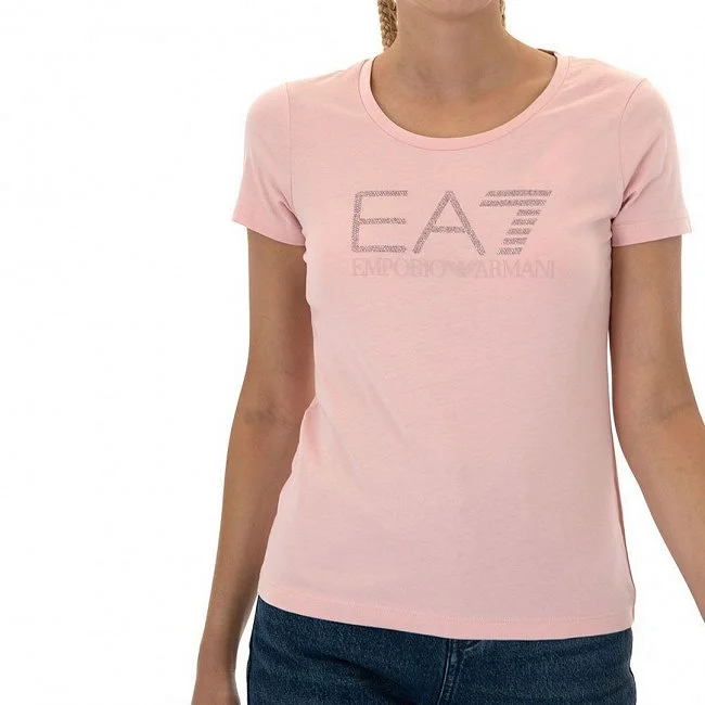 Camiseta Armani Rosa Mujer