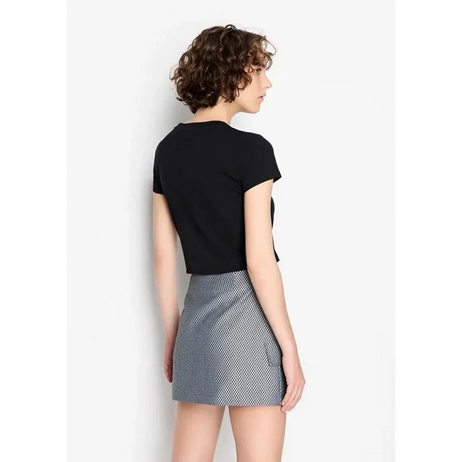 Camiseta Armani Exchange Negra Mujer
