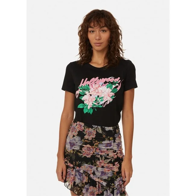 Camiseta Guess Negra Mujer