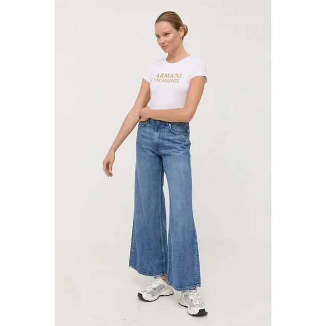 Camiseta Armani Exchange Blanca Mujer