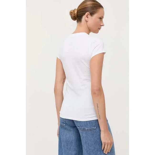 Camiseta Armani Exchange Blanca Mujer