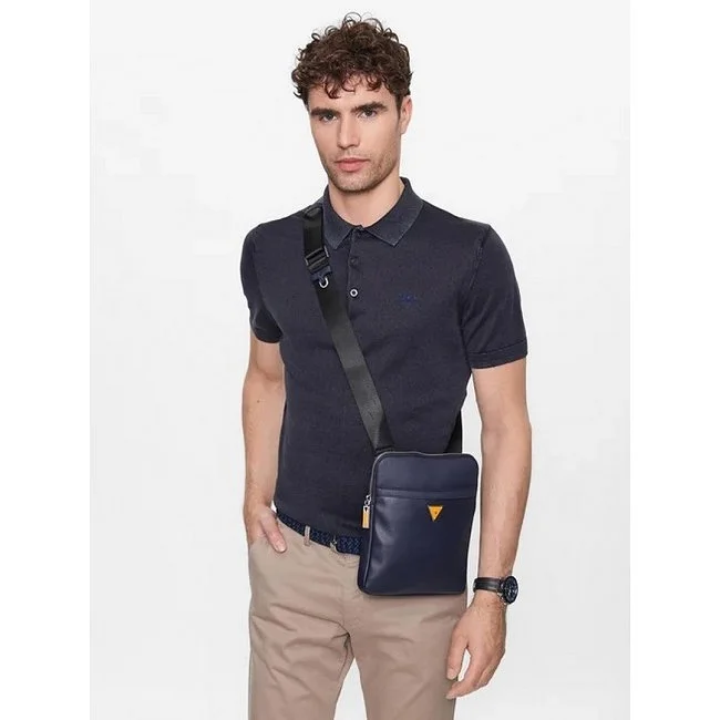 Bandolera Guess Azul Hombre