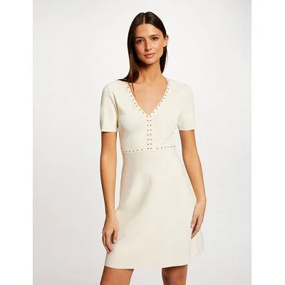 Vestido Morgan Beige Escote...