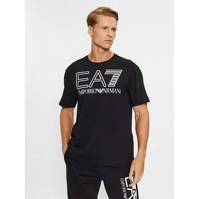 Camiseta Armani Negra Logo...