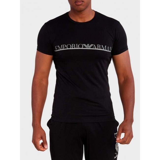 Camiseta Emporio Armani Negra Logo...