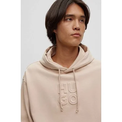 Sudadera Hugo Beige Capucha... 2