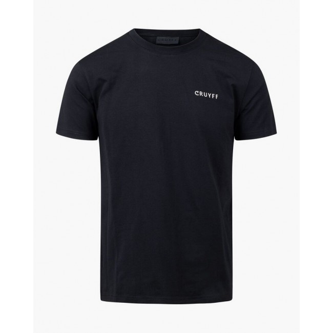 Camiseta Cruyff Negra Logo Pequeño